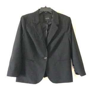 Black Blazer jacket with adorable pleated back!
